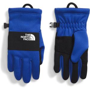 The North Face Kids’ Sierra Fleece Etip Glove | Touchscreen Compatible, Silicone Gripper Dots, Pairing Clip(Tnf Blue)