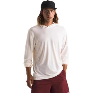 The North Face Men’s Adventure Sun Hoodie | Light & Breathable Jacket with UPF 40+ Sun Protection & 3-Piece Hood, White Dune, Medium