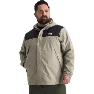 The North Face Men’s Antora Waterproof Jacket (Standard and Big Size)(Clay Grey/Tnf Black)