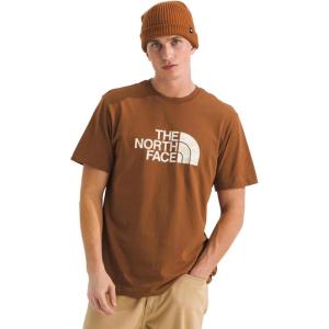 The North Face Mens Evolution Edge of Light Half Dome Short Sleeve Tee(Burnt Umber)