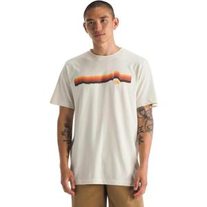 The North Face Mens Evolution Tequila Sunrise Short-Sleeve Tee(White Dune)