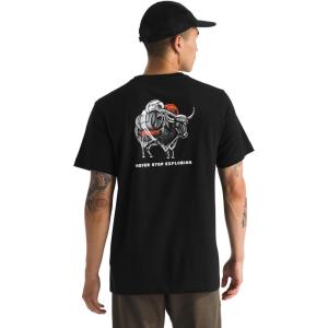 The North Face Mens Evolution Vault Tri Pack Short Sleeve Tee | T-Shirt with Ribbed Collar & Set-in Sleeves(Tnf Black)