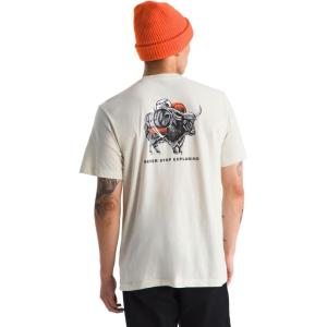 The North Face Mens Evolution Vault Tri Pack Short Sleeve Tee | T-Shirt with Ribbed Collar & Set-in Sleeves(White Dune)