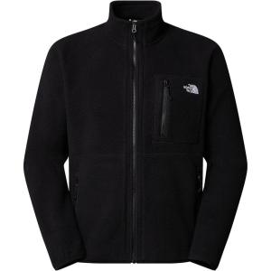 The North Face Men’s Yumiori Full Zip Jacket Lightweight Fleece Coat with Embroidered Logo, Secure Zip Pockets(Tnf Black/Tnf Black/Tnf Black)