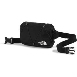 The North Face Terra Lumbar Hiking Hip Pack | 1 Liter Storage Belt Bag, Water Repellent Finish, Adjustable Strap, Secure Zip Pockets(TNF Black/TNF White)