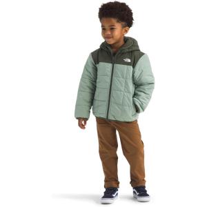 The North Face Unisex Baby Reversible Shasta Full Zip Hooded Jacket(Slate Moss/New Taupe Green)