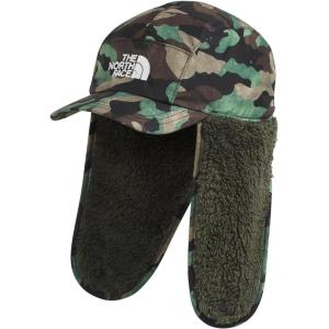 The North Face Unisex Baby Shasta Trapper Hat(Tnf Black Tnf Camo Small Print/New Taupe Green)