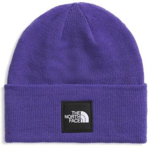 The North Face Unisex-Adult Big Box Beanie | Oversize Box Logo Patch, Deep Fit, Cuffed Design, Sustainable Fabric(Tnf Purple)