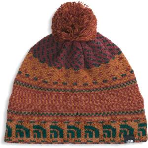 The North Face Unisex-Adult Cabin Ski Tuke(Burnt Umber Jacquard/Pom)