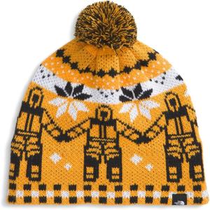 The North Face Unisex-Adult Cabin Ski Tuke(Summit Gold Him Suit Jacquard/Pom)