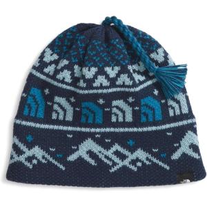 The North Face Unisex-Adult Cabin Ski Tuke(Summit Navy Jacquard/Tassel)