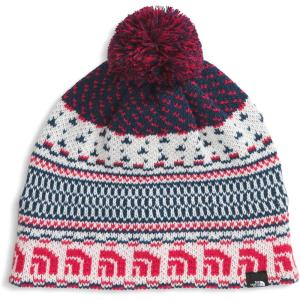 The North Face Unisex-Adult Cabin Ski Tuke(White Dune Jacquard/Pom)