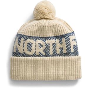The North Face Unisex-Adult Retro Cabin Beanie(Gravel/Shady Blue)