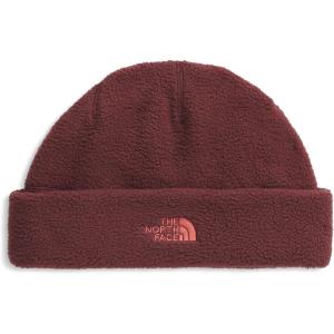 The North Face Unisex-Adult Whimzy Powder Beanie | Oversized Winter Hat for Men & Women, Adjustable Double Layer Cuff(Sumac/Mars Dust)