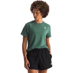 The North Face Womens Adventure Tee | Short-Sleeve Crewneck with Moisture Wicking Fabric, Set-in Sleeves(Duck Green)