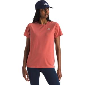 The North Face Womens Adventure Tee | Short-Sleeve Crewneck with Moisture Wicking Fabric, Set-in Sleeves(Mars Dust)