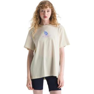 The North Face Womens Evolution Butterfly Short-Sleeve Tee(White Dune)