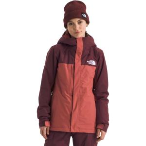 The North Face Womens Freedom Insulated Jacket (Standard & Plus Size) | Water Repellent Finish, Helmet Compatible Hood(Sumac/Mars Dust)
