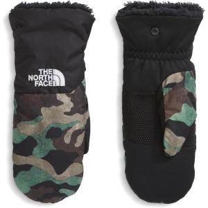 The North Face boys Shasta Mitts (Little Kid/Big Kid)(Tnf Black Tnf Camo Small Print/Tnf Black)