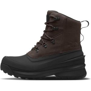 The North Face mens Chilkat V Lace-up Waterproof Snow Boot | 200g of Premium Insulation(Coffee Brown/Tnf Black)