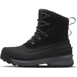 The North Face mens Chilkat V Lace-up Waterproof Snow Boot | 200g of Premium Insulation(Tnf Black/Asphalt Grey)