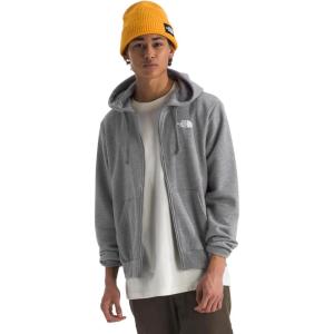 The North Face mens Evolution Half Dome Full Zip Hoodie | Sweatshirt With 2 Piece Hood, Adjustable Drawcord, Hand Pockets(Tnf Mid Grey Heather)