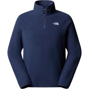 The North Face mens Glacier Fleece Quarter Zip Jacket(Summit Navy)