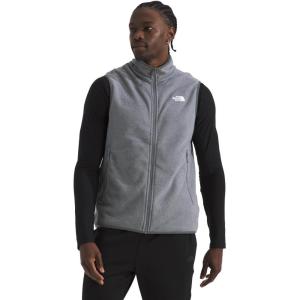 The North Face mens Glacier Fleece Vest(Tnf Mid Grey Heather)