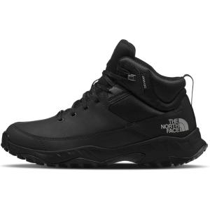 The North Face mens Storm Strike Iii Waterproof Insulated Hiking Shoe | Warm Insulation & Rubber Outsole(Tnf Black/Asphalt Grey)