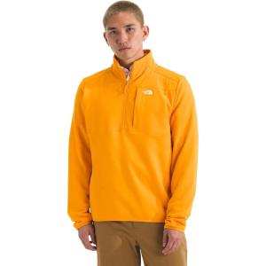 The North Face mens Tnf Performance Fleece Quarter Zip Jacket(Summit Gold)