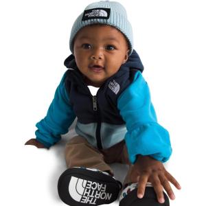The North Face unisex-baby Glacier Full Zip Hoodie(Summit Navy/Meridian Blue/Polar Haze)