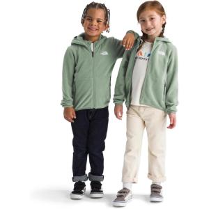 The North Face unisex-baby Glacier Lightweight Full Zip Hooded Jacket(Slate Moss)
