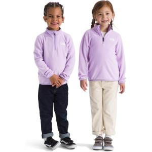 The North Face unisex-baby Glacier Quarter Zip Pullover Jacket(Lite Lilac)