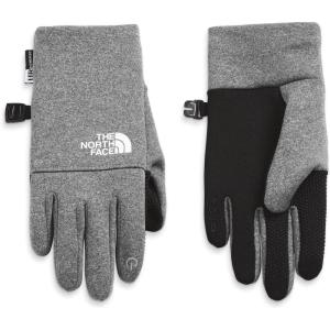 The North Face unisex-baby Recycled Etip Glove | Touchscreen Compatible, Silicone Gripper Dots, Stretchy Fleece Lining(Tnf Medium Grey Heather)