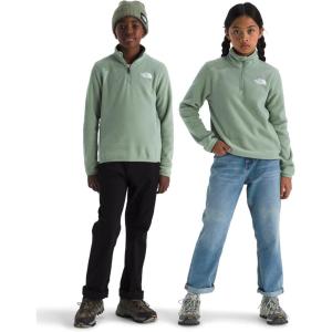 The North Face unisex-child Glacier 1/4 Zip Pullover(Slate Moss)