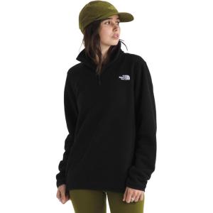 The North Face womens Glacier Fleece Quarter Zip Jacket(Tnf Black)