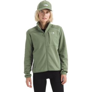 The North Face womens Tnf Performance Fleece Full Zip Jacket(Bark Mist)
