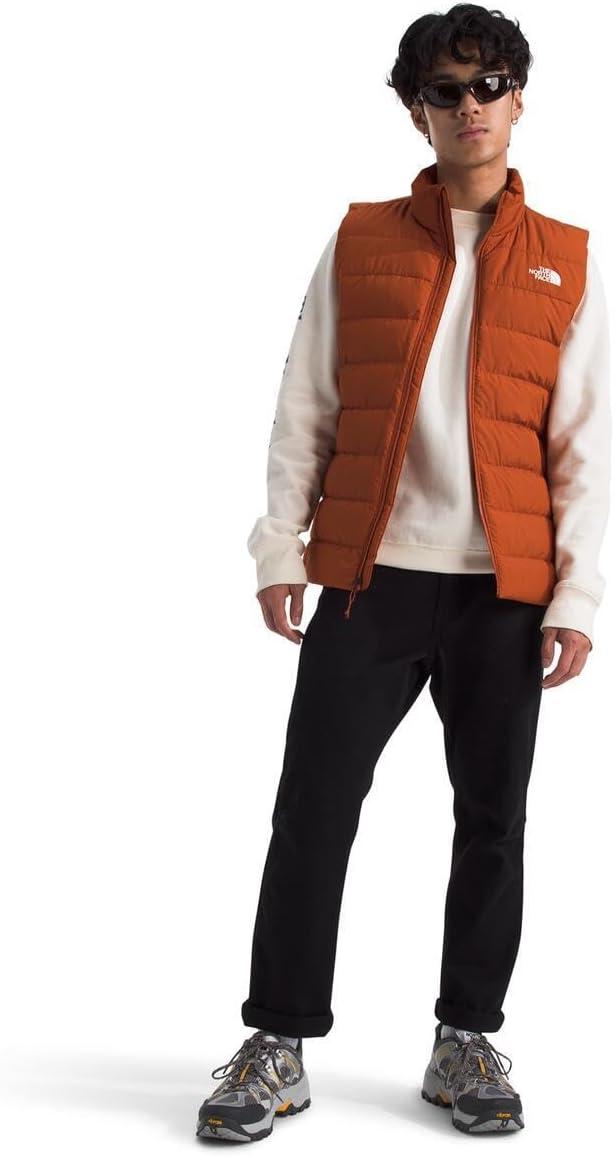 imageTHE NORTH FACE Mens Aconcagua 3 Insulated Vest Wind Resistant Water Repellent 600 Fill Waterfowl Down InsulationEarthen Copper