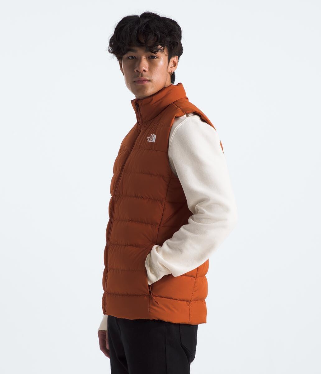 imageTHE NORTH FACE Mens Aconcagua 3 Insulated Vest Wind Resistant Water Repellent 600 Fill Waterfowl Down InsulationEarthen Copper