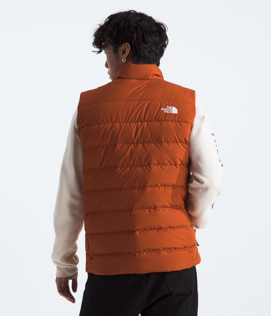 imageTHE NORTH FACE Mens Aconcagua 3 Insulated Vest Wind Resistant Water Repellent 600 Fill Waterfowl Down InsulationEarthen Copper