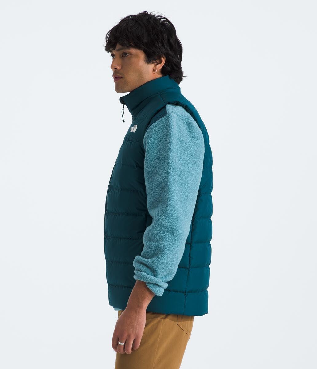 imageTHE NORTH FACE Mens Aconcagua 3 Insulated Vest Wind Resistant Water Repellent 600 Fill Waterfowl Down InsulationMidnight Petrol