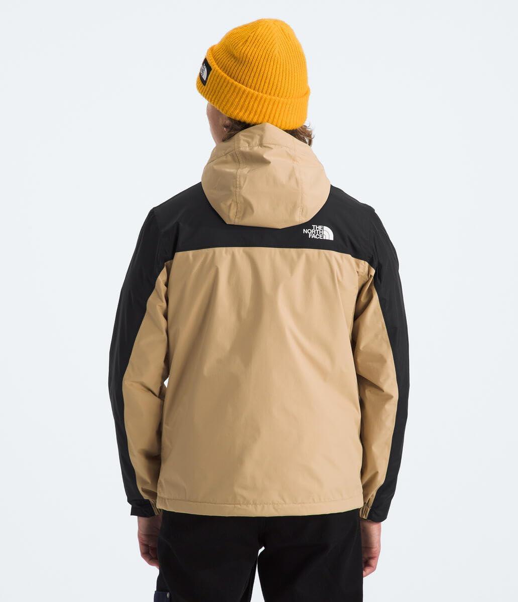 imageTHE NORTH FACE Teen Antora Triclimate Jacket Waterproof Shell Inner Fleece Layer Adjustable Hood With Rain Guard TunnelKhaki Stone