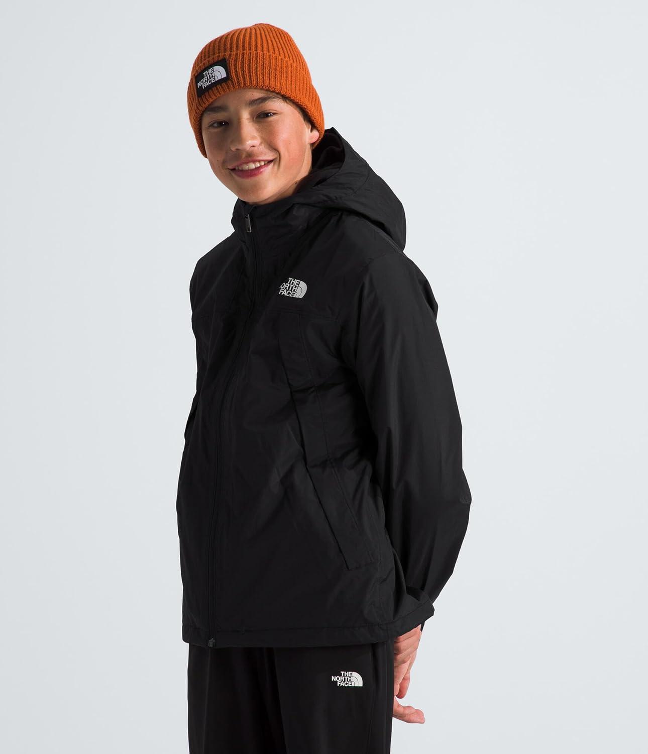 imageTHE NORTH FACE Teen Antora Triclimate Jacket Waterproof Shell Inner Fleece Layer Adjustable Hood With Rain Guard TunnelTnf Black