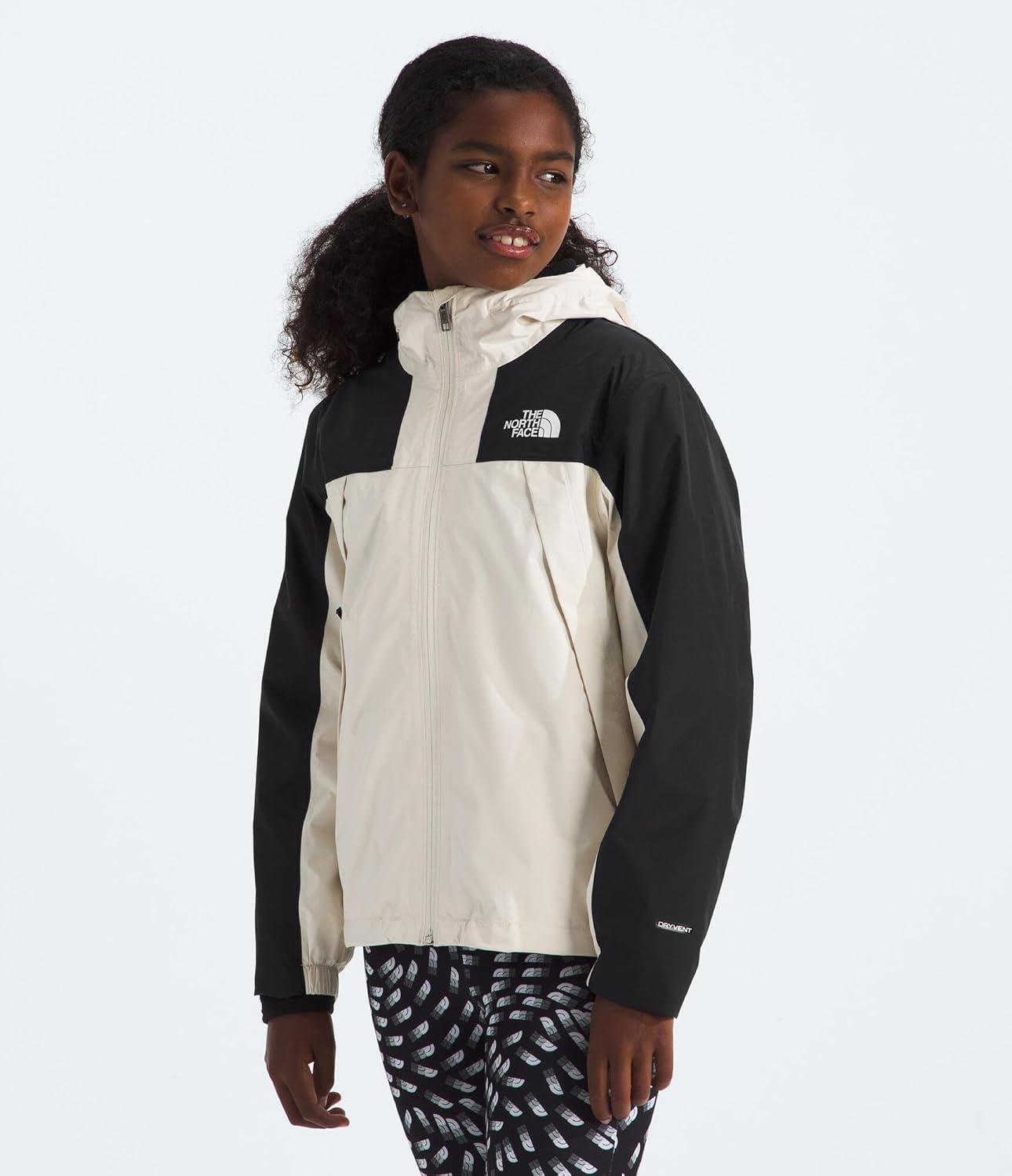 imageTHE NORTH FACE Teen Antora Triclimate Jacket Waterproof Shell Inner Fleece Layer Adjustable Hood With Rain Guard TunnelWhite Dune