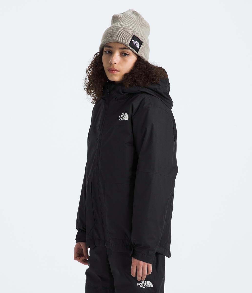 imageTHE NORTH FACE Teen Freedom Triclimate Jacket Heatseeker Insulation ampamp Water Repellent Helmet Compatible Hood Goggle WipeTnf Black