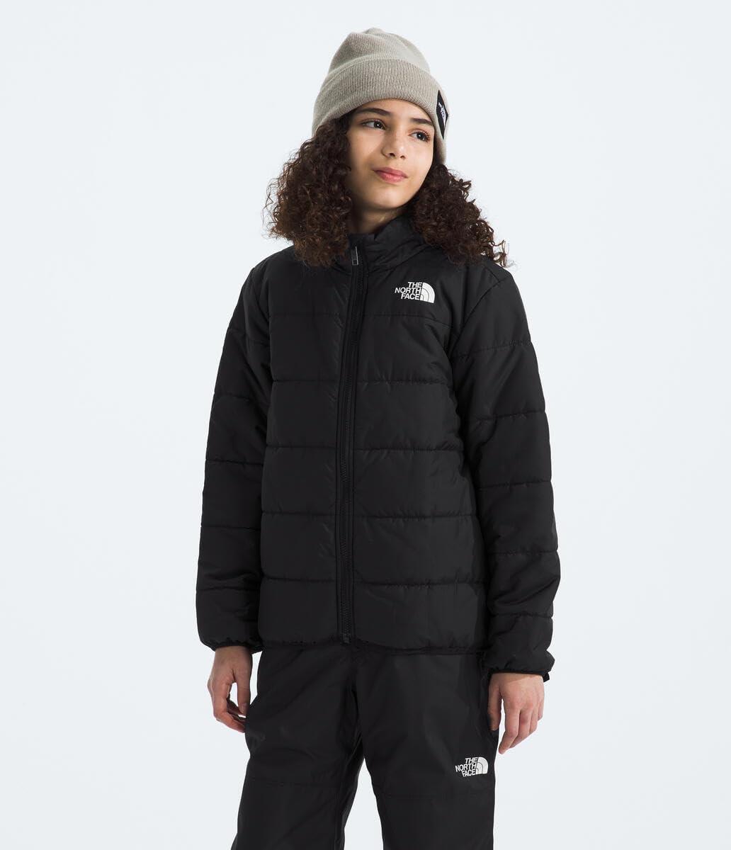 imageTHE NORTH FACE Teen Freedom Triclimate Jacket Heatseeker Insulation ampamp Water Repellent Helmet Compatible Hood Goggle WipeTnf Black