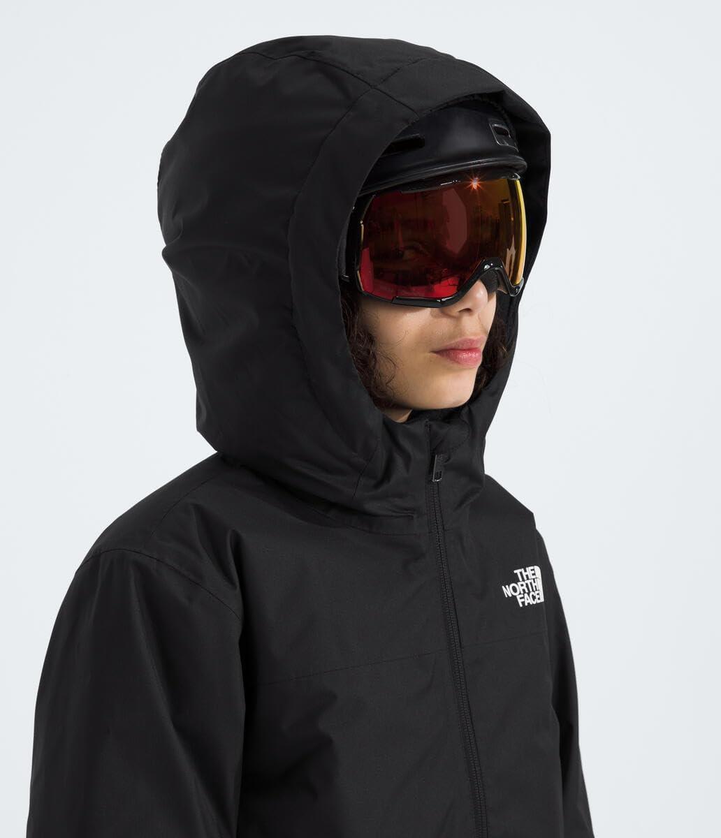 imageTHE NORTH FACE Teen Freedom Triclimate Jacket Heatseeker Insulation ampamp Water Repellent Helmet Compatible Hood Goggle WipeTnf Black