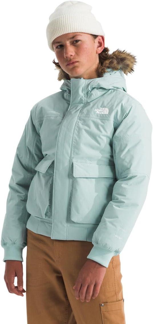 imageTHE NORTH FACE Teen McMurdo Hooded Jacket Waterproof Waterfowl Down Insulation Relaxed FitMuted Pine