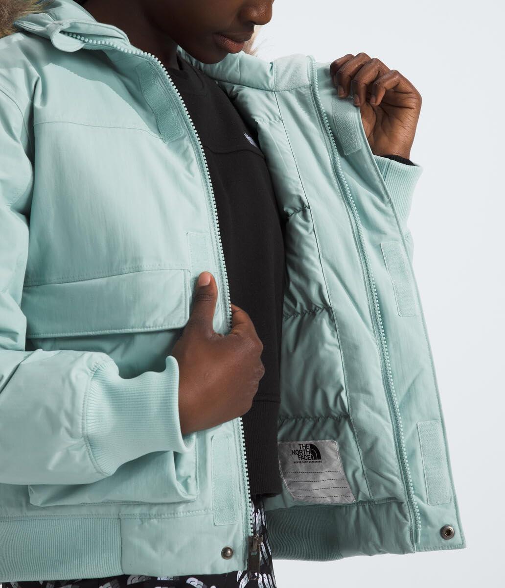 imageTHE NORTH FACE Teen McMurdo Hooded Jacket Waterproof Waterfowl Down Insulation Relaxed FitMuted Pine