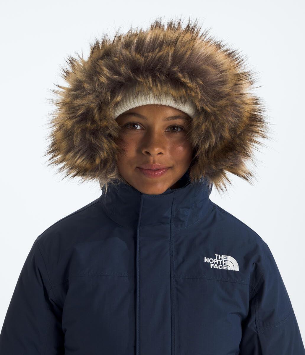 imageTHE NORTH FACE Teen McMurdo Hooded Jacket Waterproof Waterfowl Down Insulation Relaxed FitSummit Navy